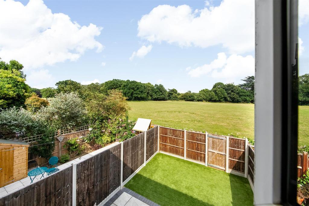 View of harvington park/woods from bedroom 1