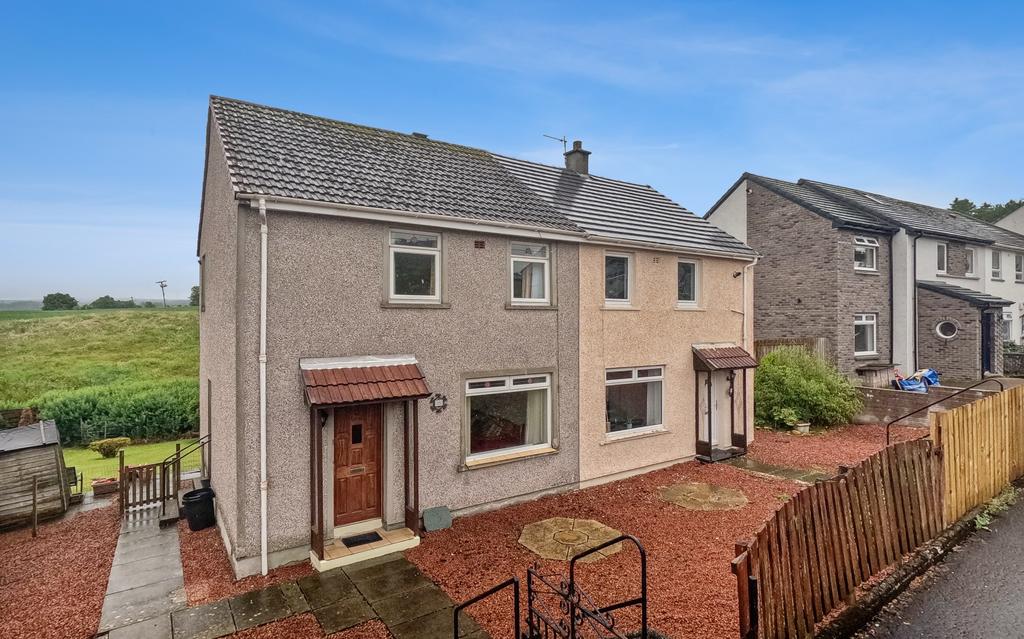 Hill Drive, Eaglesham, East... 2 bed semidetached house £145,000
