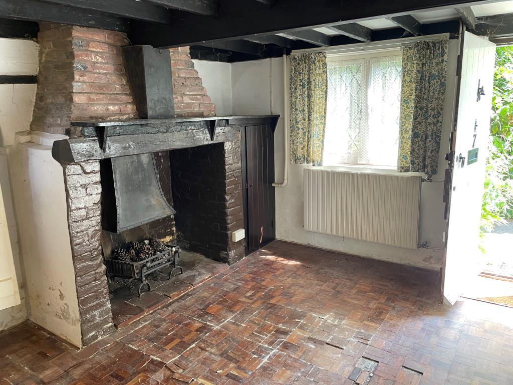Living room with period fireplace