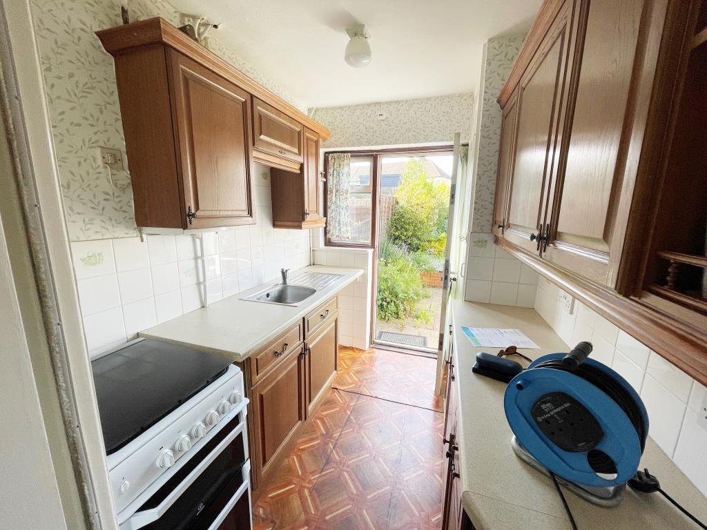 Kitchen leading out to garden