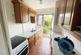 Kitchen leading out to garden