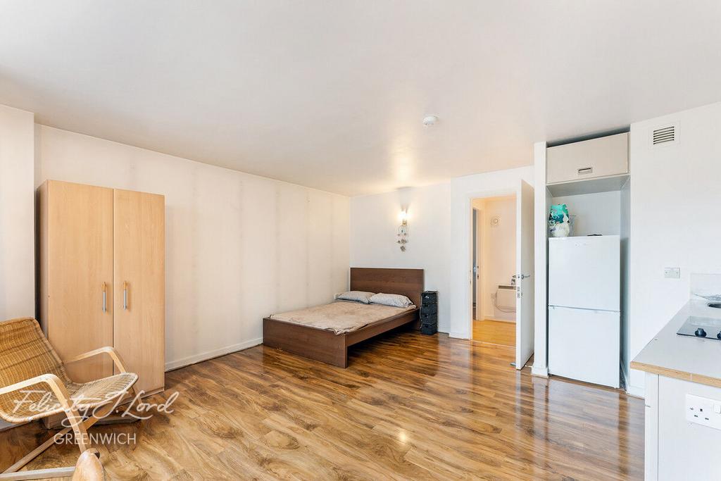 Studio apartment interior, studio