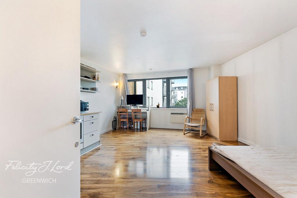 Studio apartment interior, studio