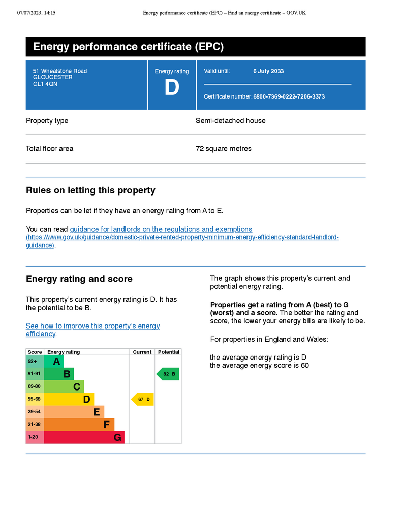 EPC Certificate