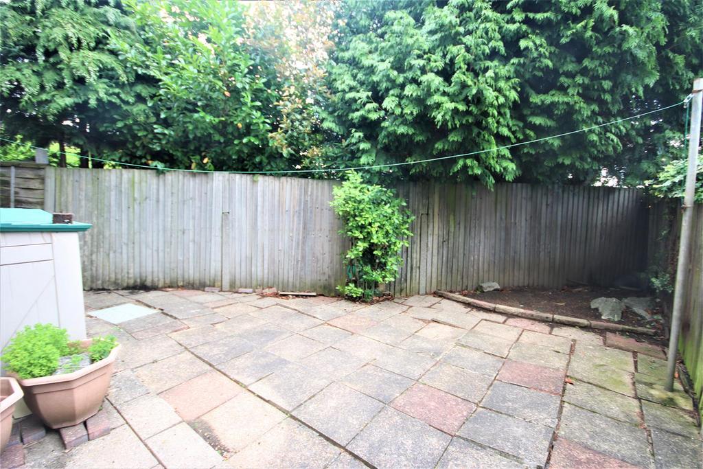 Paved courtyard: