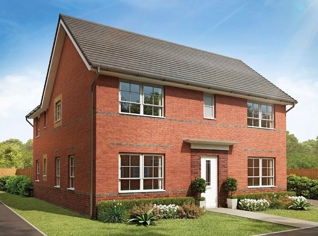 Exterior CGI view of our 4 bed Alnmouth home