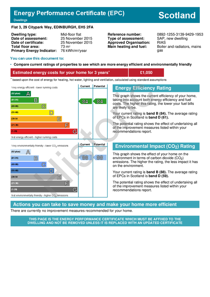 EPC Certificate