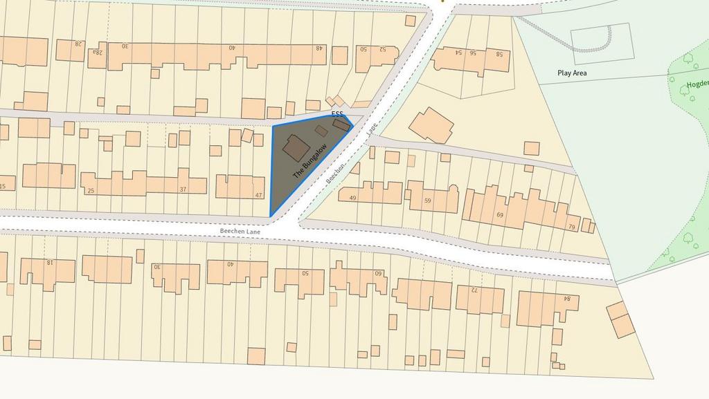 Beechen Lane, Lower Kingswood 2 bed property with land for sale £650,000