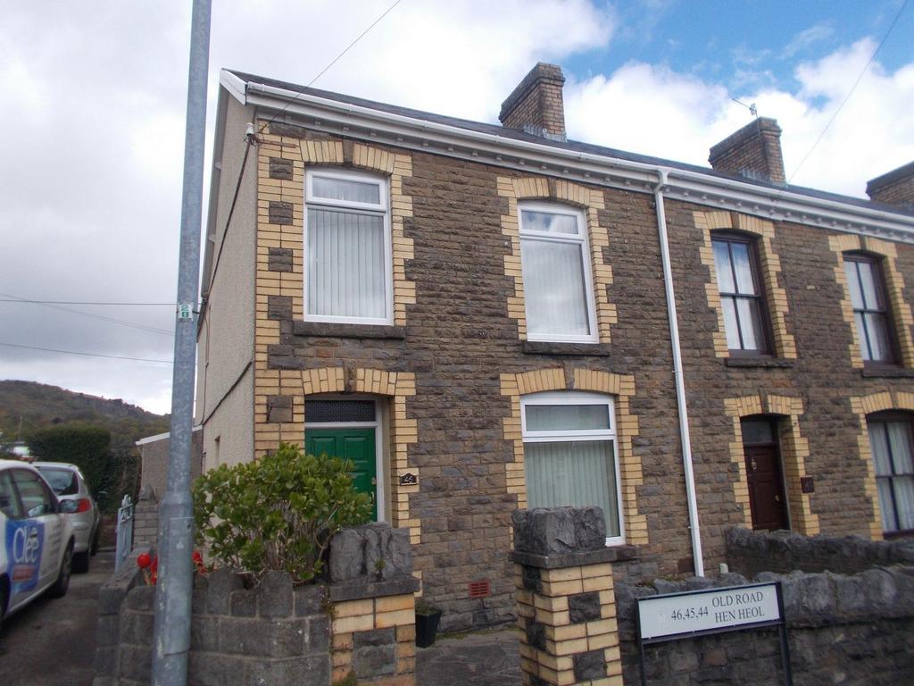Old Road, Skewen, Neath, Neath Port Talbot. 3 bed end of terrace house