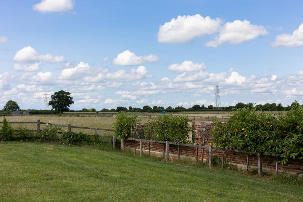 Garden and Paddocks beyond