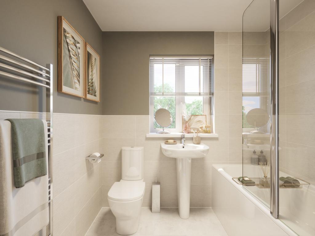David Wilson Homes Drayton Bathroom