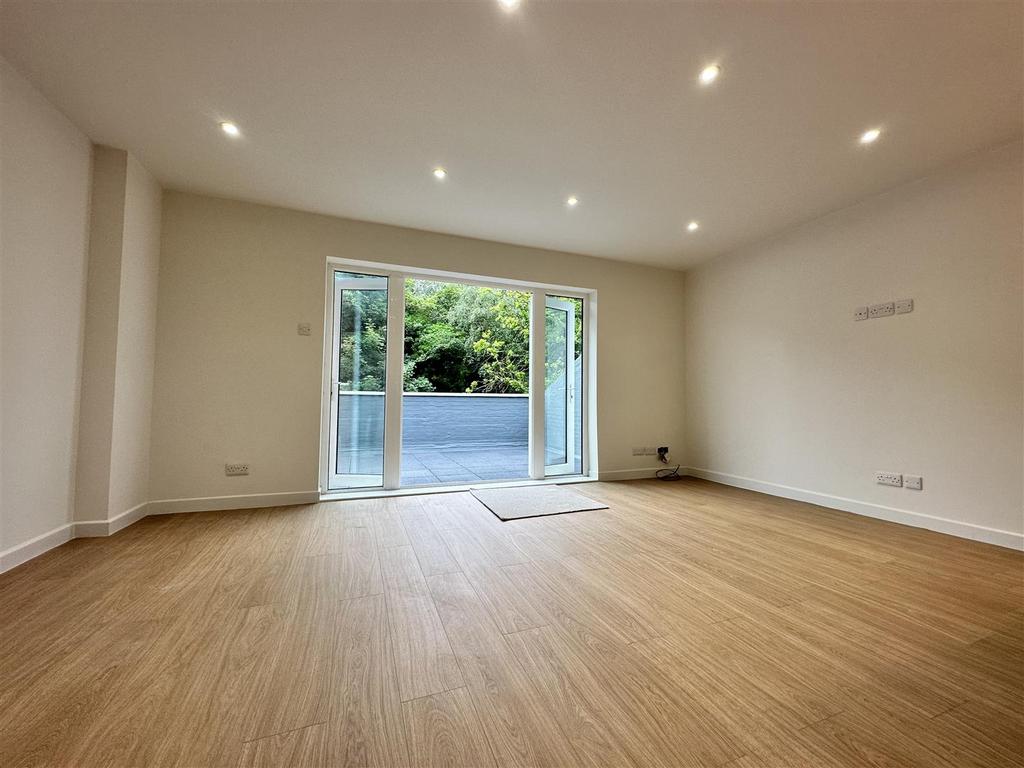 Open plan lounge/kitchen