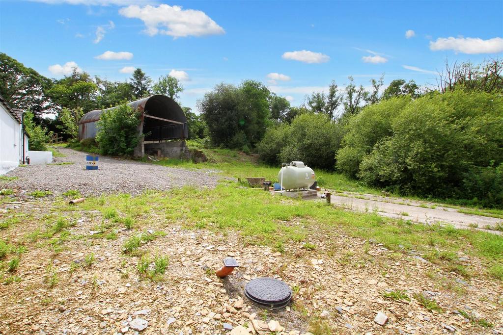 Garden and barn