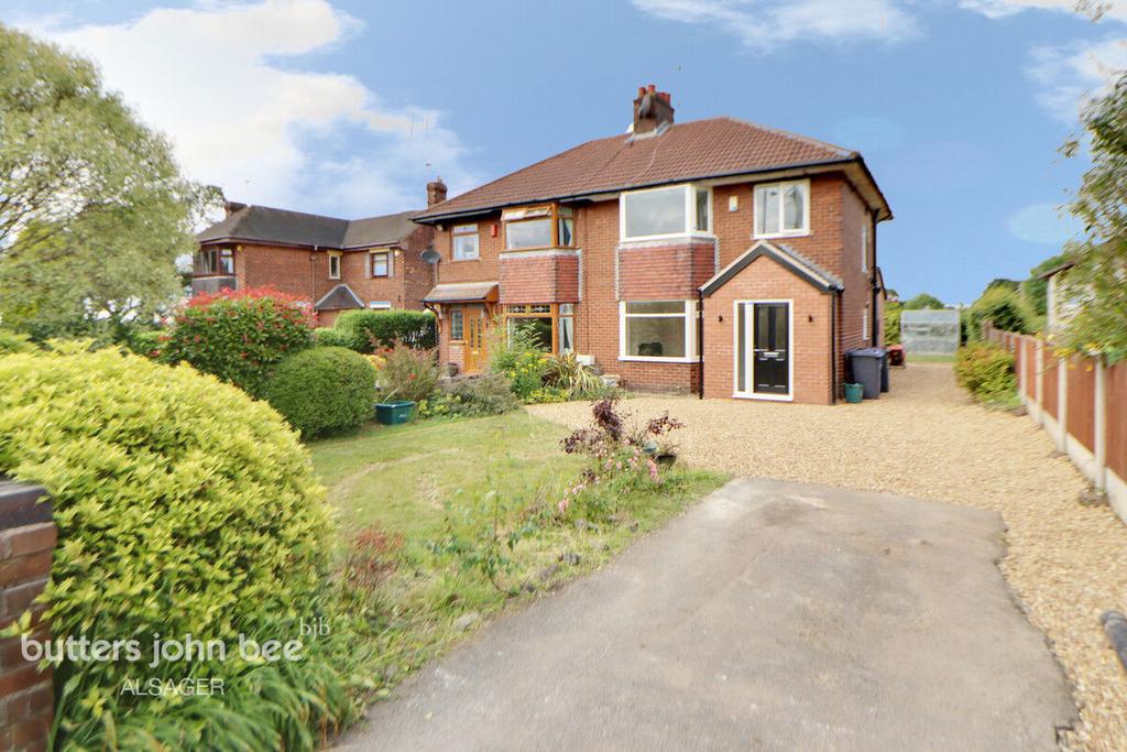 Alsager Road, Audley 3 bed semidetached house for sale £300,000