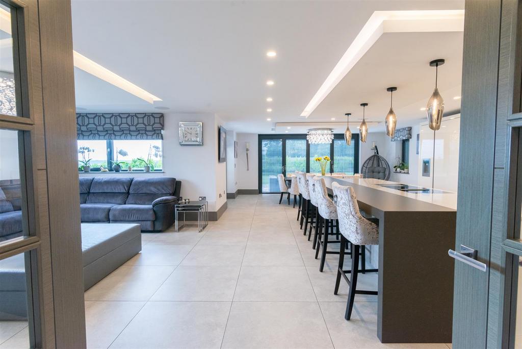 Open plan kitchen living room