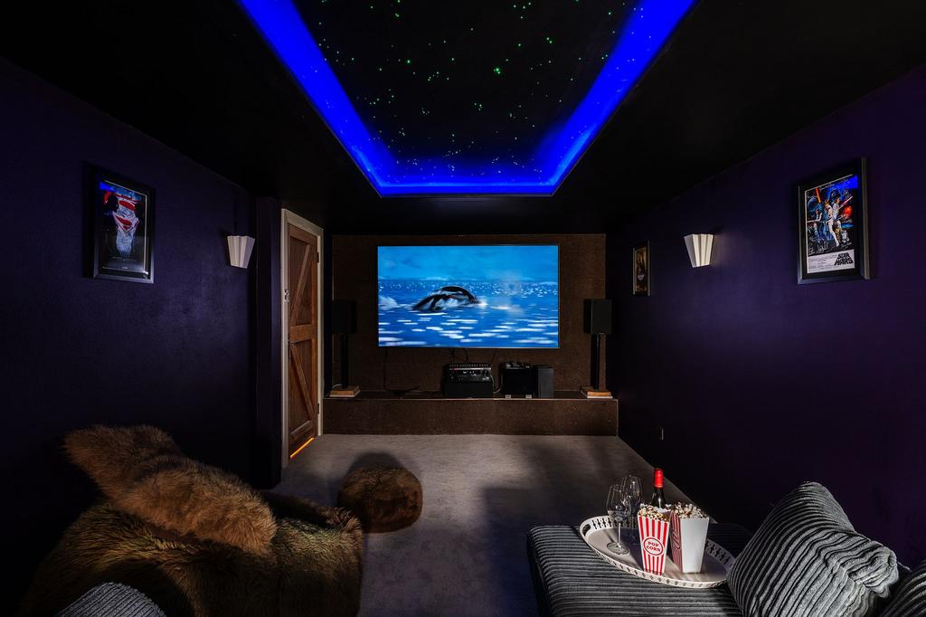 Springwell Barn, East Cornworthy: Cinema Room /...
