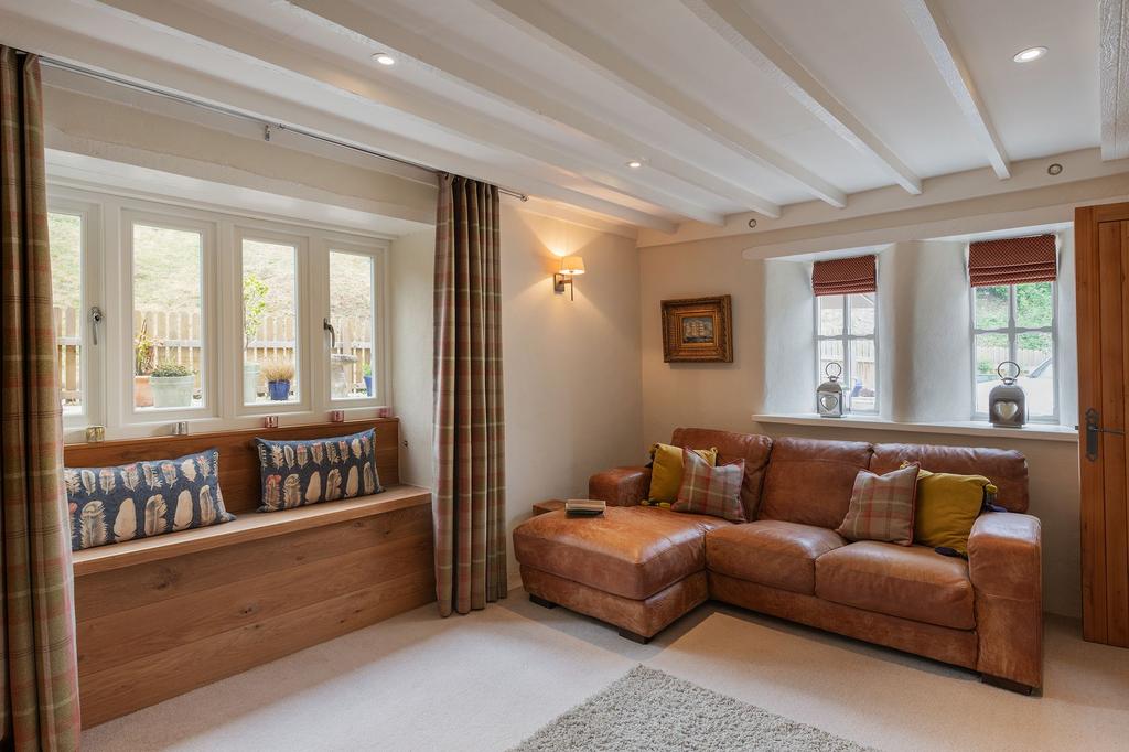 Springwell Barn, East Cornworthy: Living Room