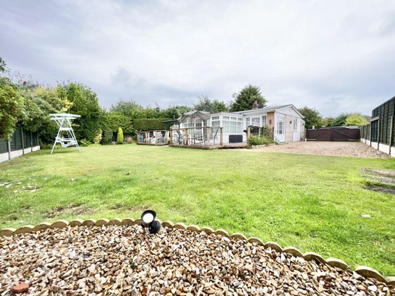 Rear garden parking