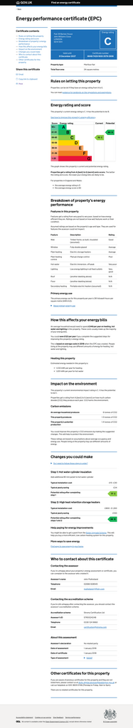 EPC (Contains public sector information licensed under the Open Government Licence v3.0.)