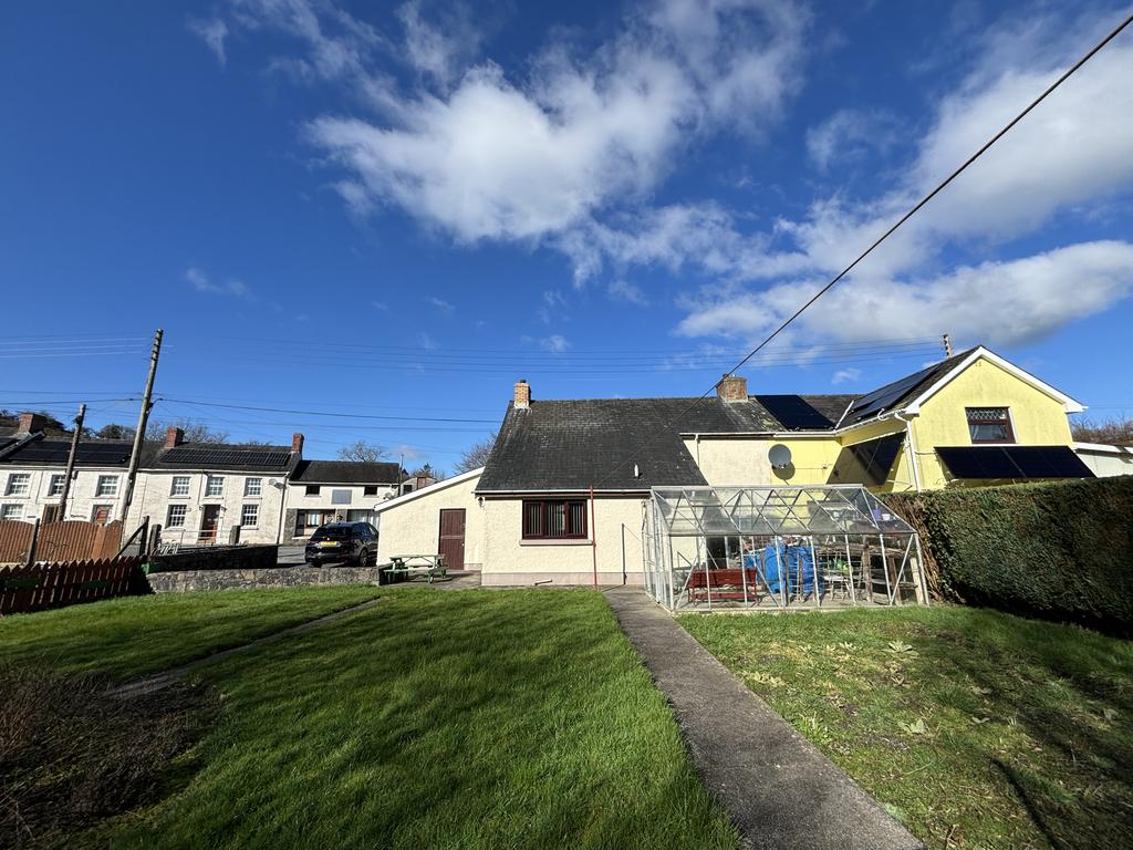 Rear of property