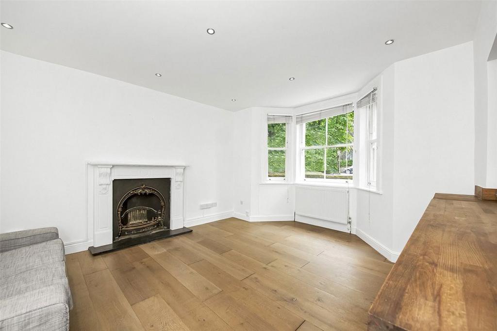 Living room, fireplace