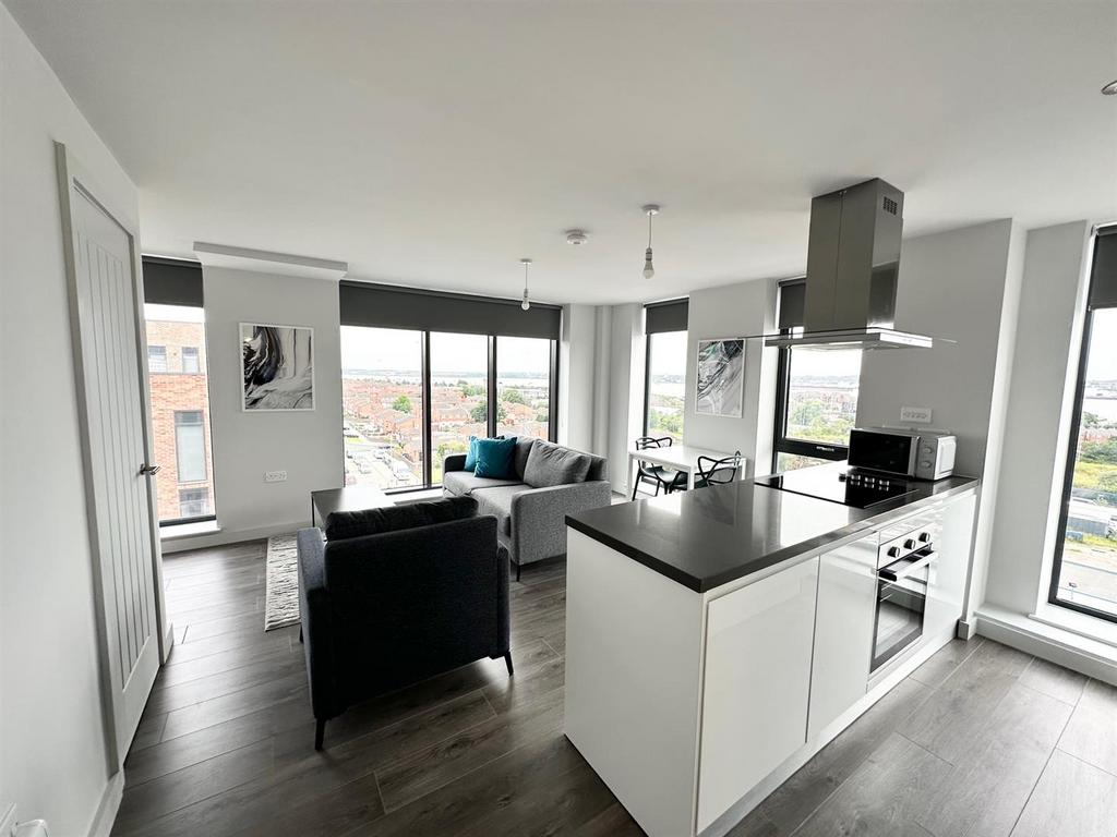Open Plan Lounge Kitchen