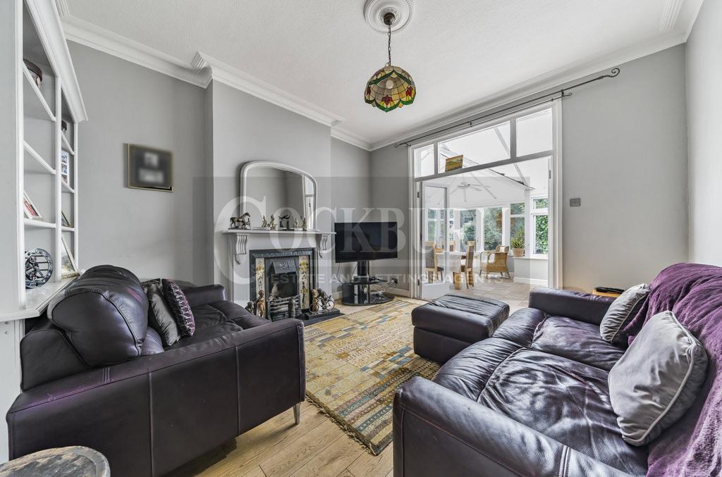 Living room, fireplace