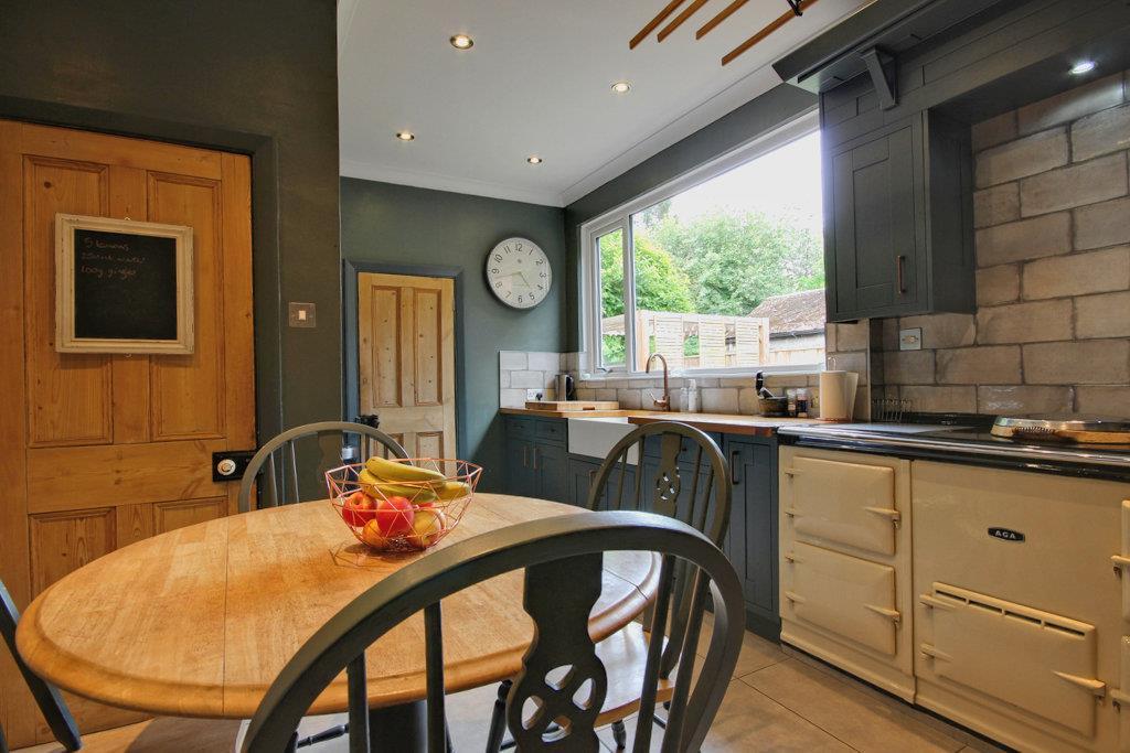 Bespoke Breakfast Kitchen with pantry and Aga