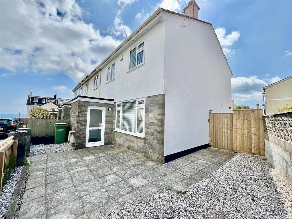 Queens Road, Furzeham, Brixham 3 bed end of terrace house for sale £