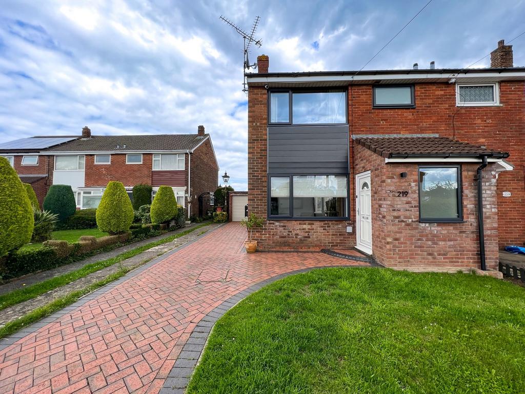 House Front with Driveway &amp; Garage