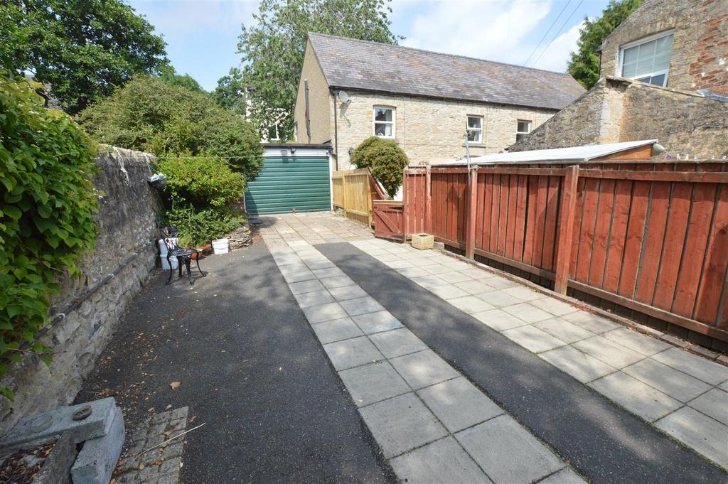 Driveway and garage