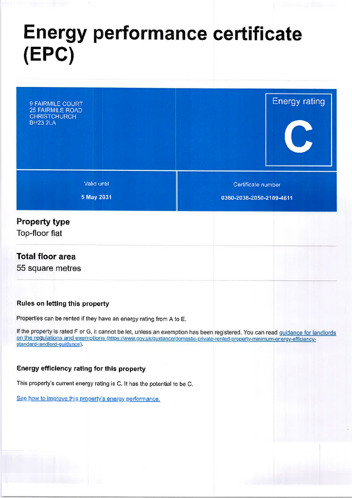 EPC Certificate