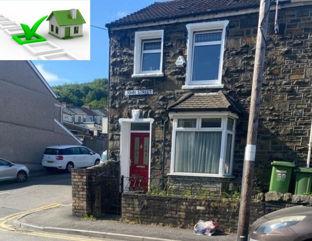 John Street, Abercwmboi. Aberdare 2 bed end of terrace house £580 pcm