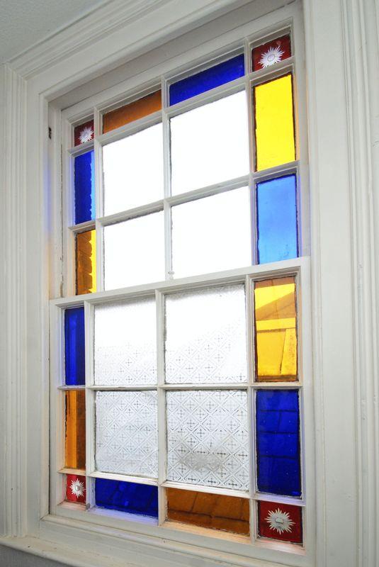Stained glass...