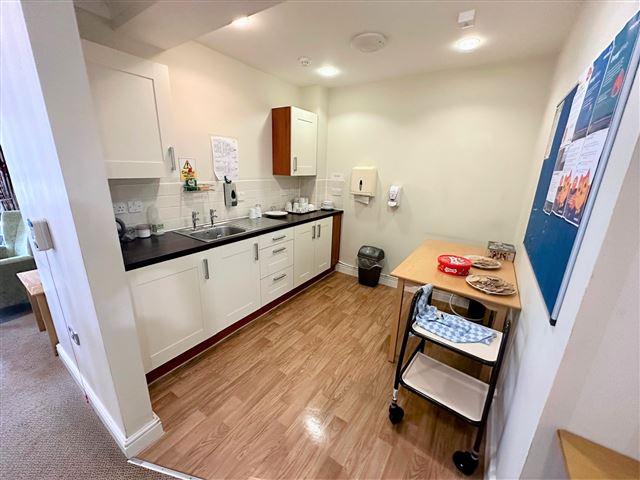 Communal kitchen area