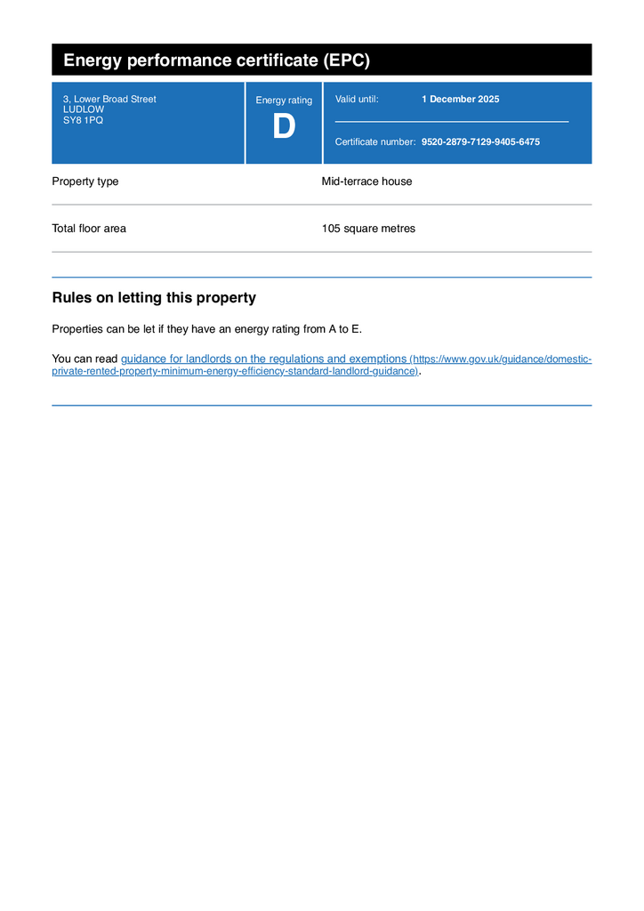 EPC (Contains public sector information licensed under the Open Government Licence v3.0.)
