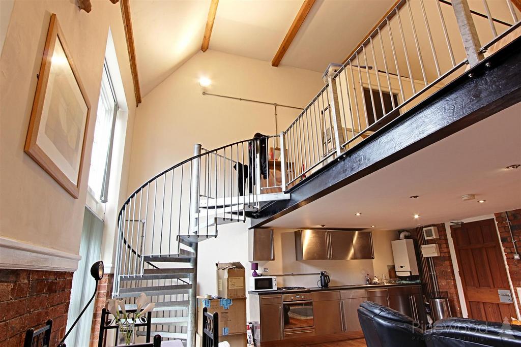 Stairs to bedroom