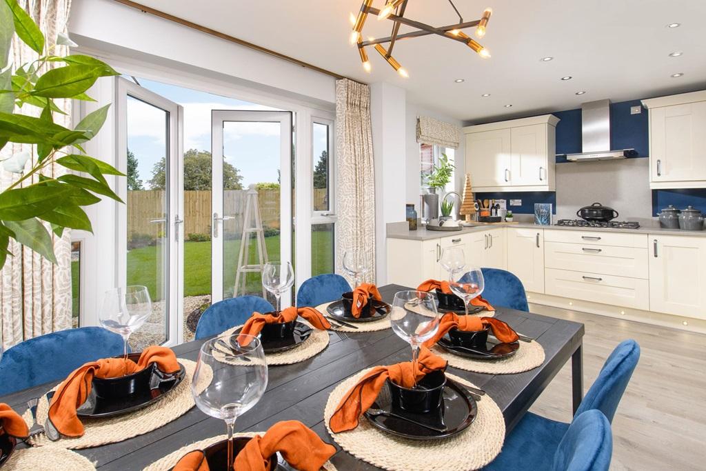 Kitchen diner in The Windermere 4 bedroom home