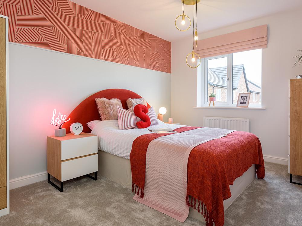 Spacious third bedroom