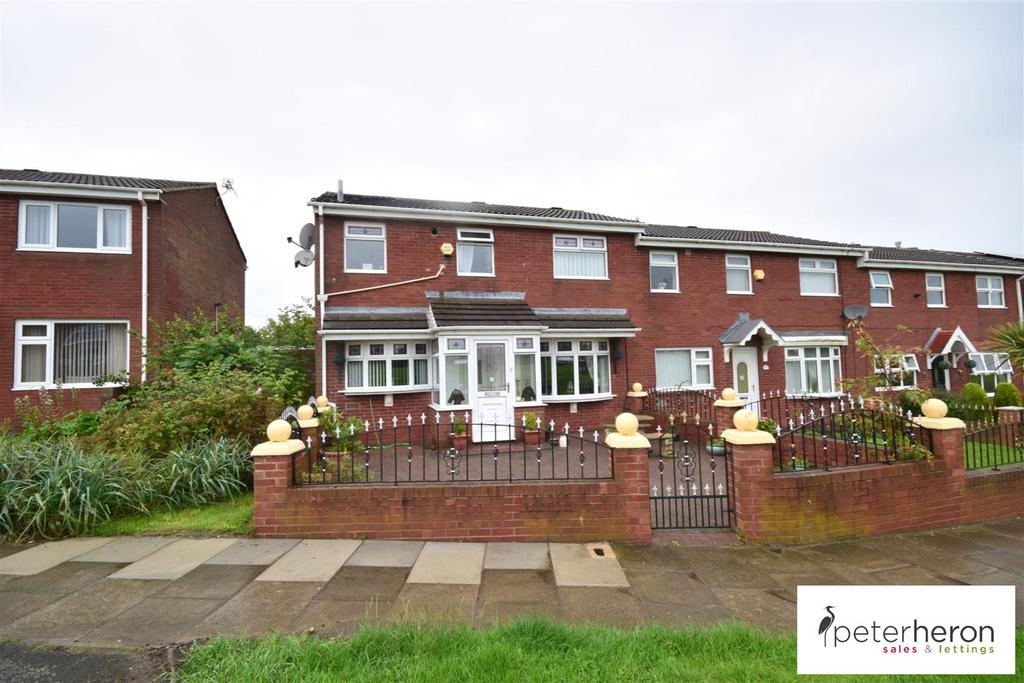 Fairgreen Close, Hall Farm, Sunderland 3 bed end of terrace house for