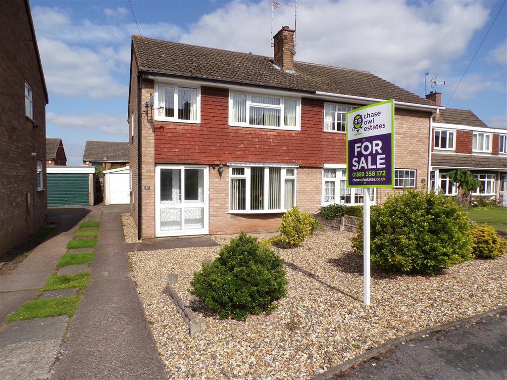 Tunnicliffe Drive, Rugeley 3 bed semidetached house for sale £210,000