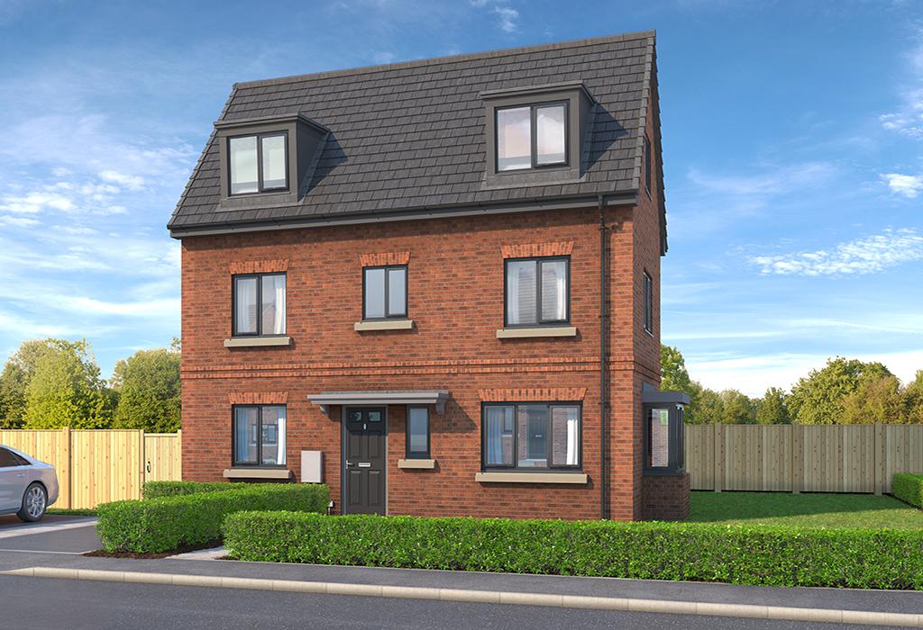 Plot 16, The Overton at Canterbury Park, Liverpool, Princess Drive, Huyton L14 4 bed detached