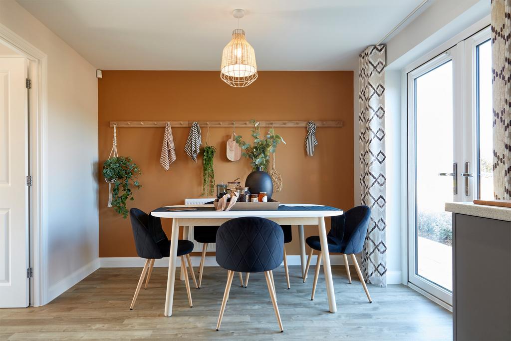 Dining area in the Ellerton 3 bedroom home