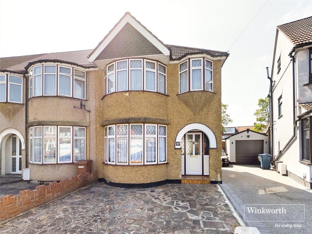 Ruskin Gardens, Middlesex HA3 3 bed end of terrace house for sale £