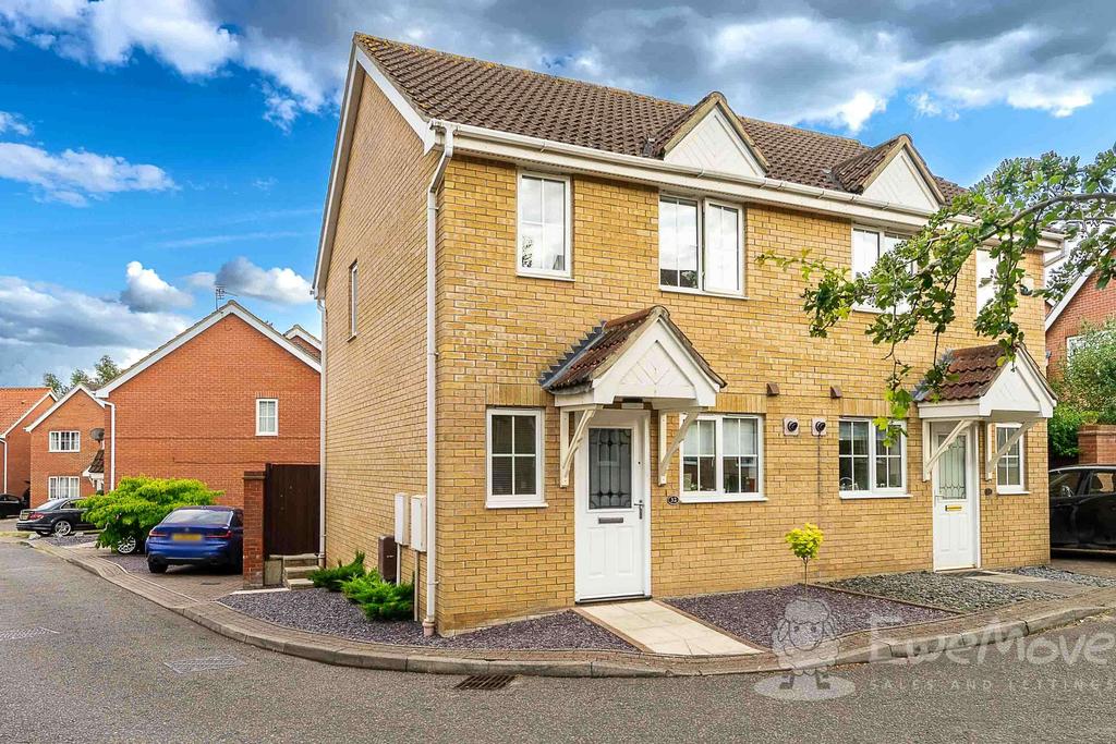 Pollywiggle Close, Norwich NR5 9PG 2 bed semidetached house £230,000