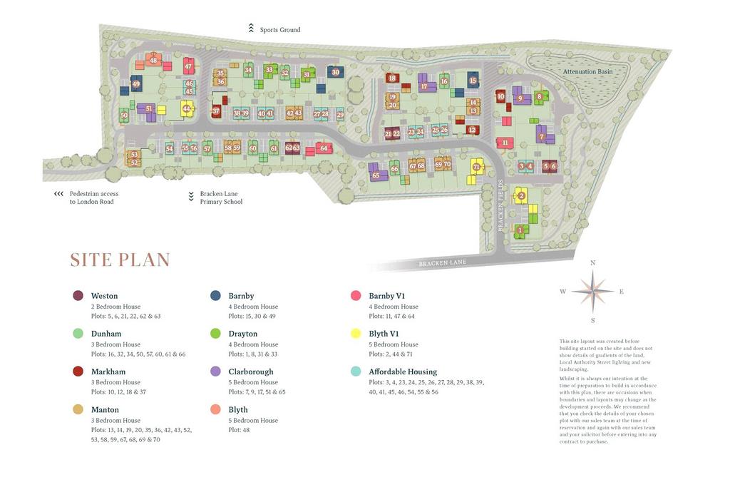 Plot 10 Markham, Bracken Fields, Bracken Lane, Retford, DN22 3 bed