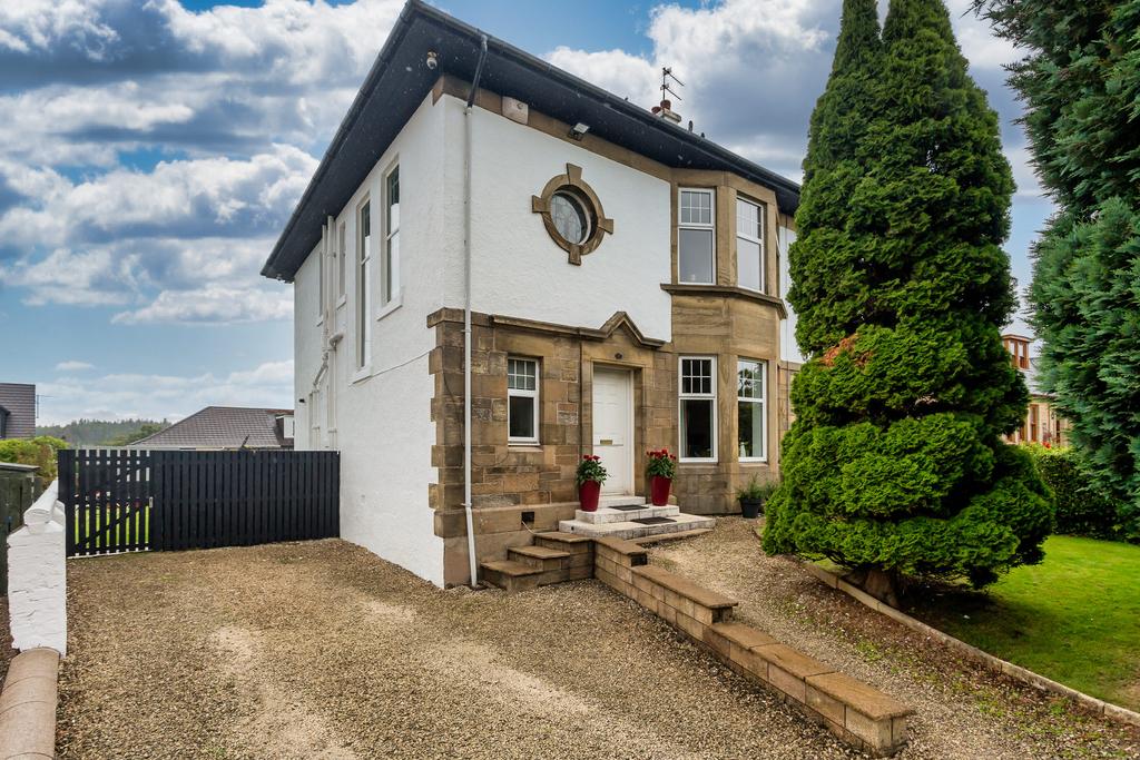 17 Gartmore Road, Paisley, PA1 3NG 3 bed semidetached villa for sale