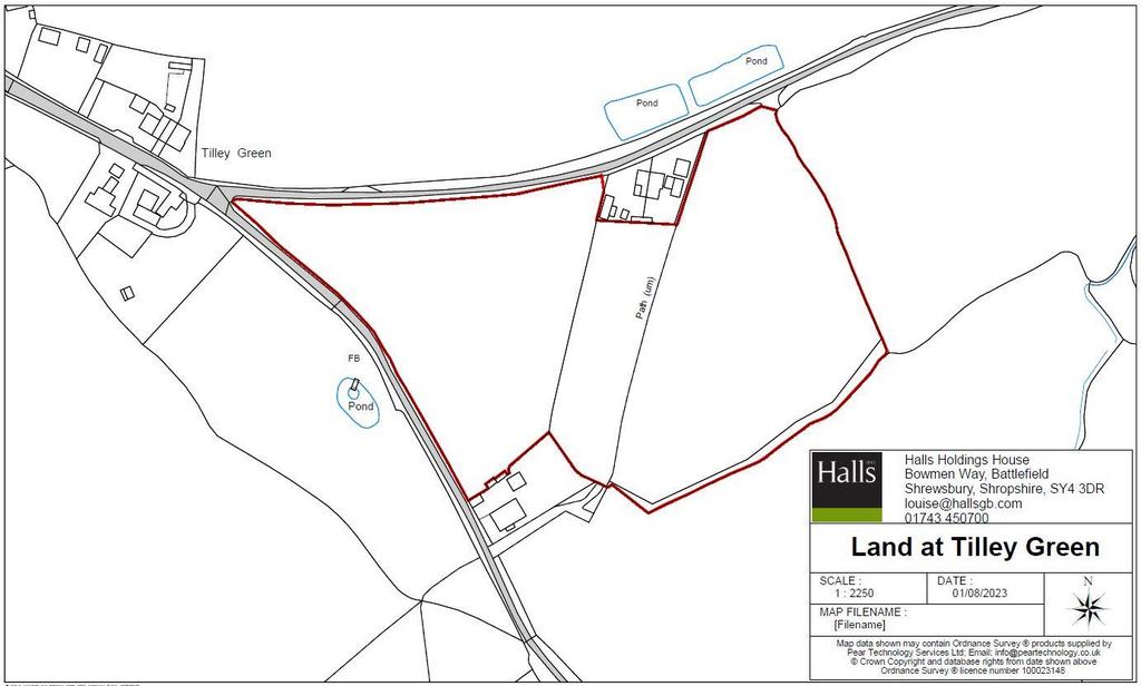 Sale plan  Land at Tilley Green.JPG