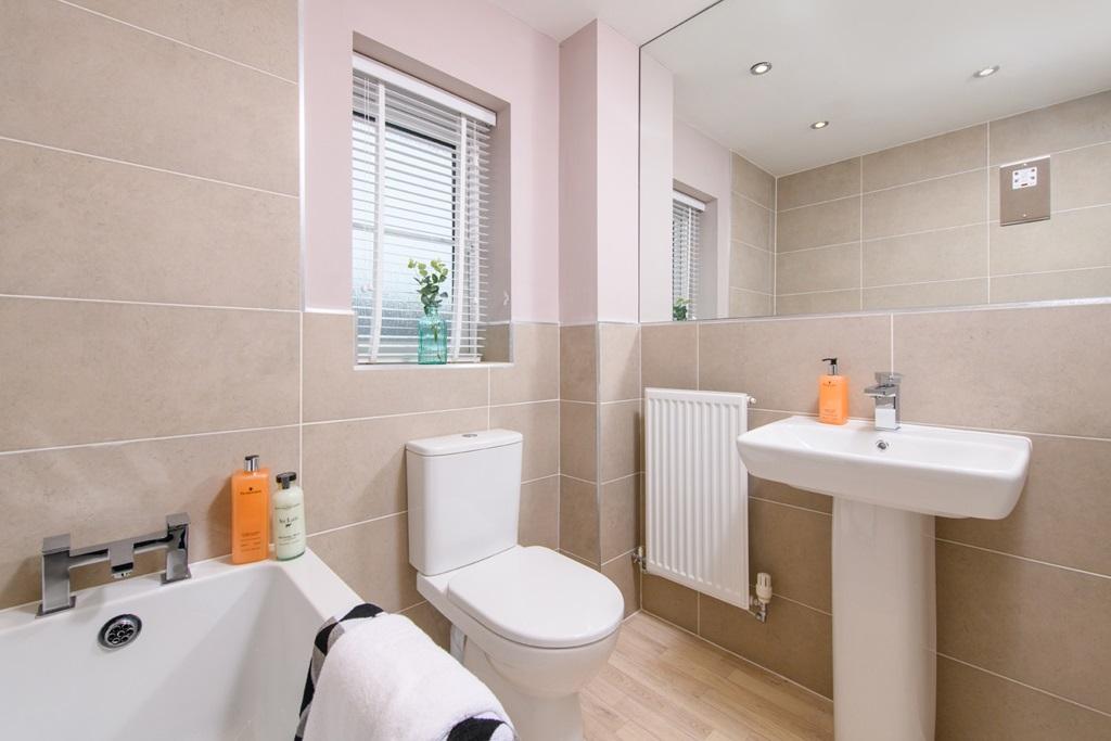 Bathroom inside 3 bedroom Ellerton home