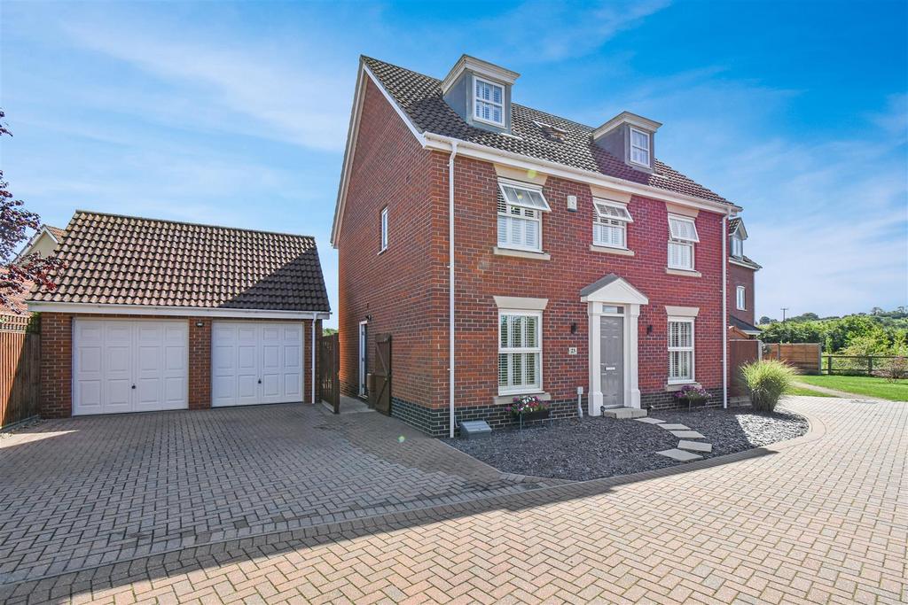 Windmill Close, Great Cornard 5 bed detached house for sale £475,000